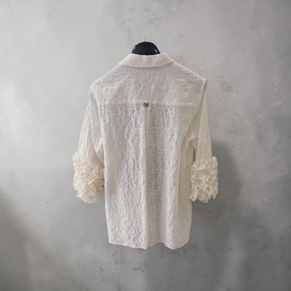 Camicia Cris Barros in cotone, Tencel e polyamide