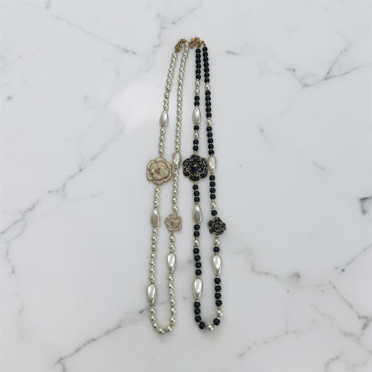 Collana lunga di perle
