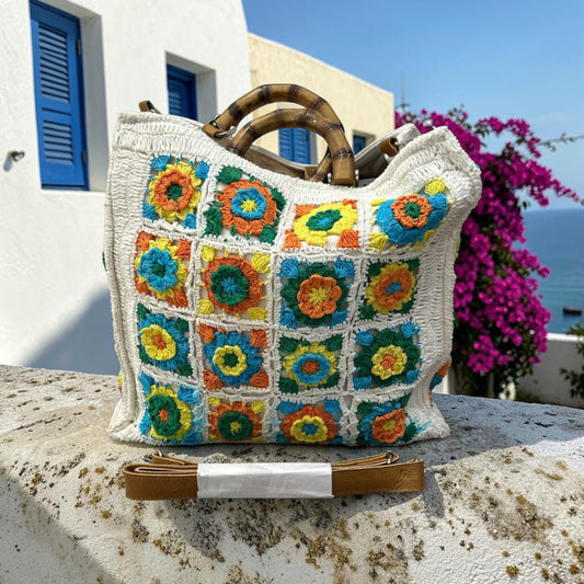 Borsa da mare con tracolla