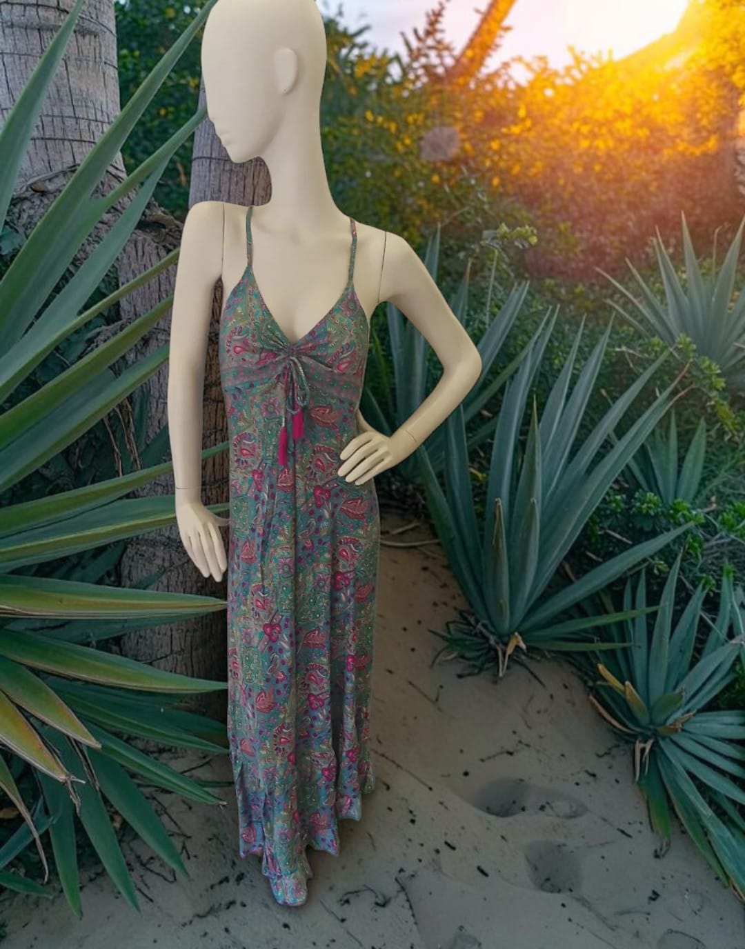 Vestito dalla texture setosa