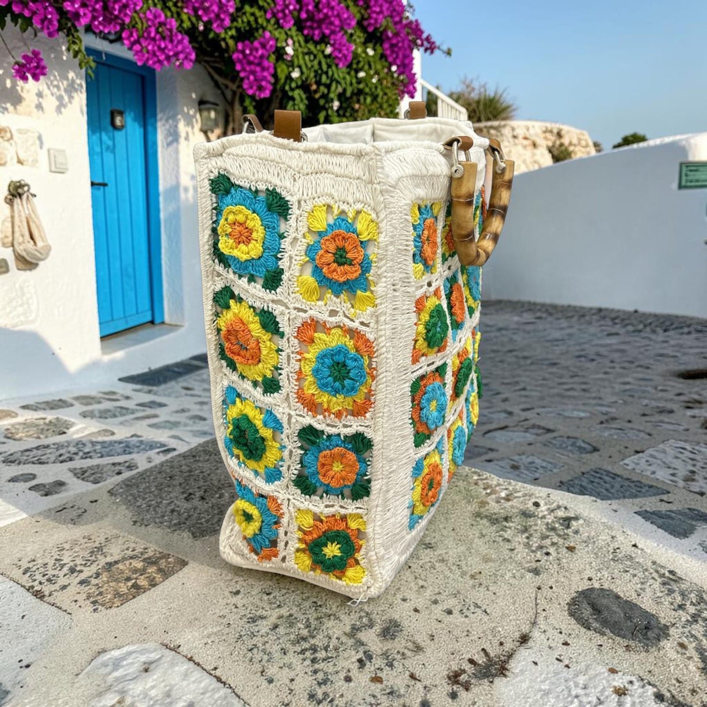 Borsa da mare con tracolla