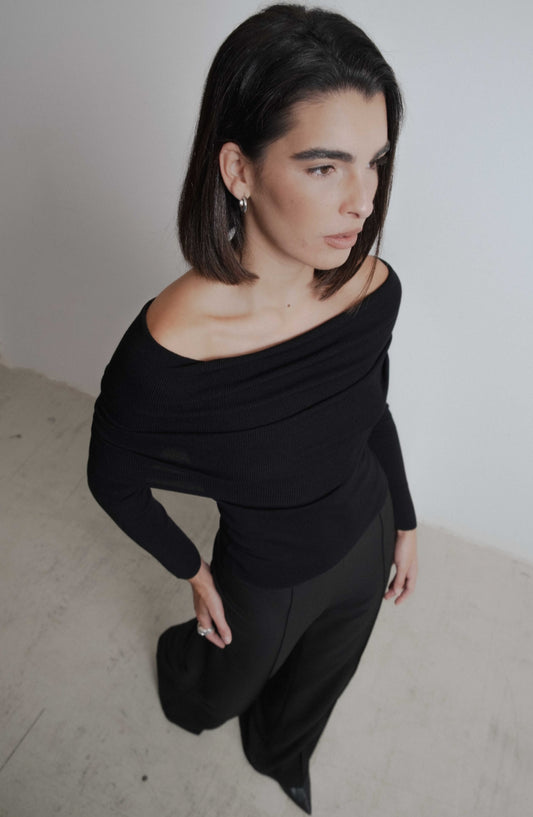 Maglia con scollo alla Bardod