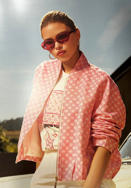 Bomber Cris Barros in cotone foderato