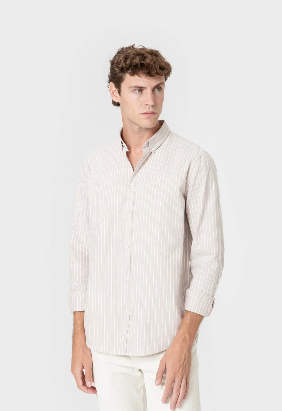 Camicia a righe sottili