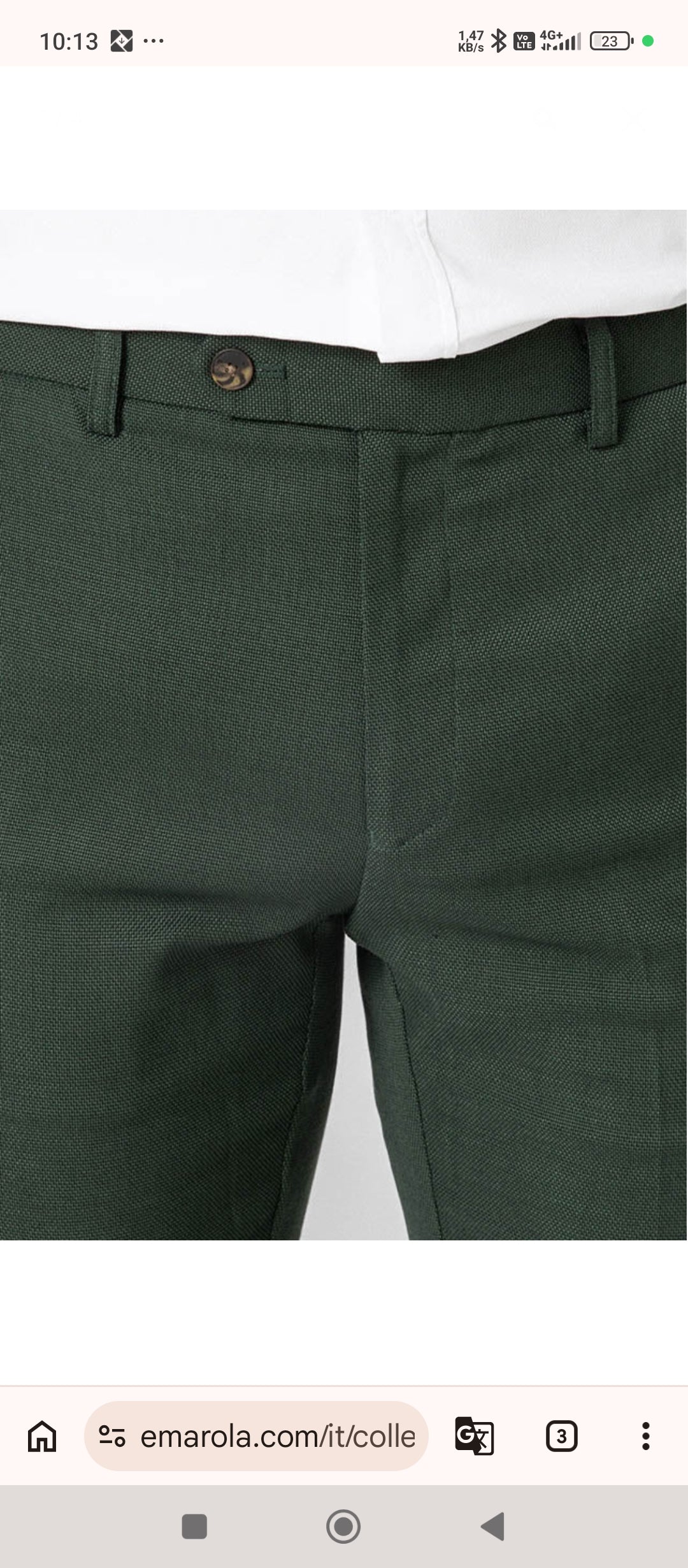 Pantaloni uomo