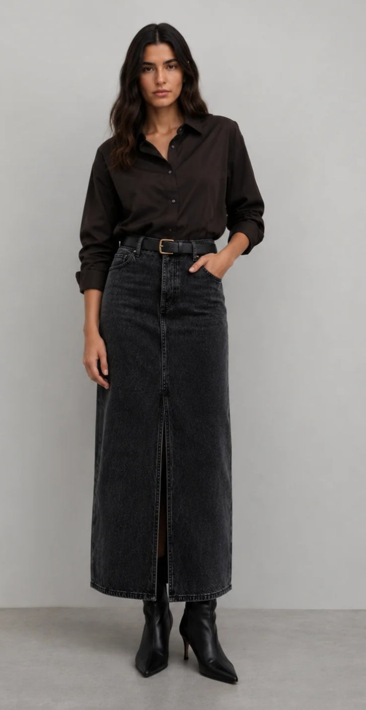 Gonna jeans denim