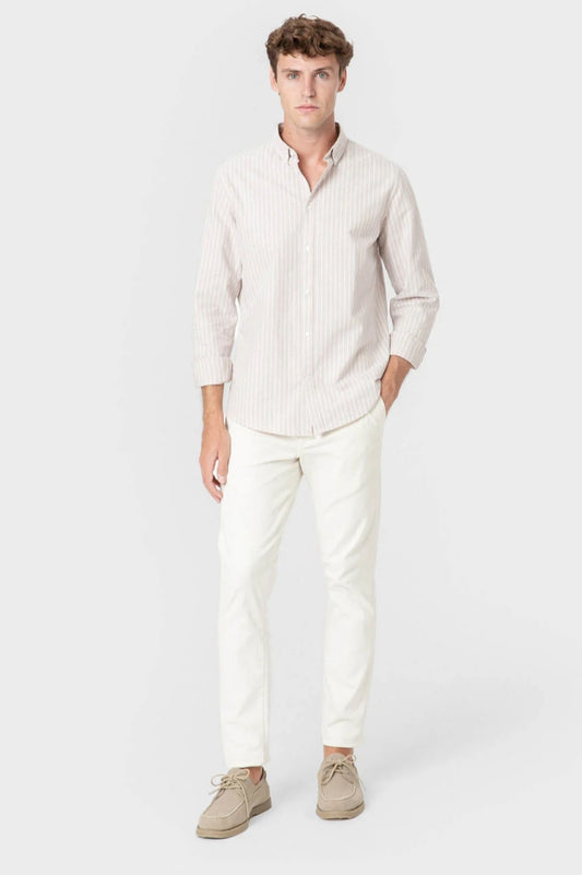 Camicia a righe sottili
