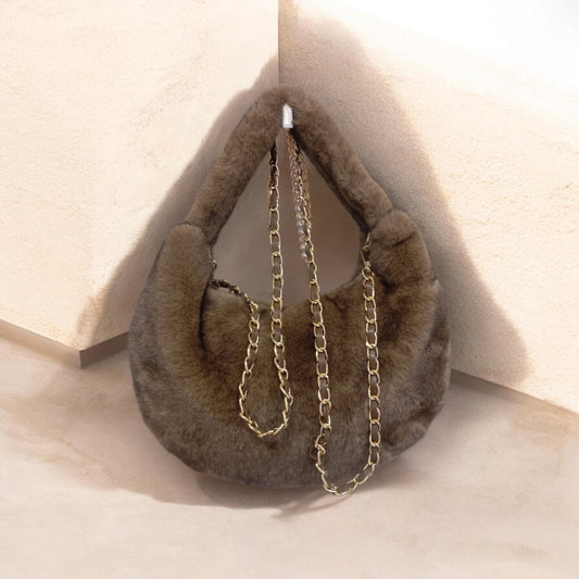 Borsa pelliccia ecologica