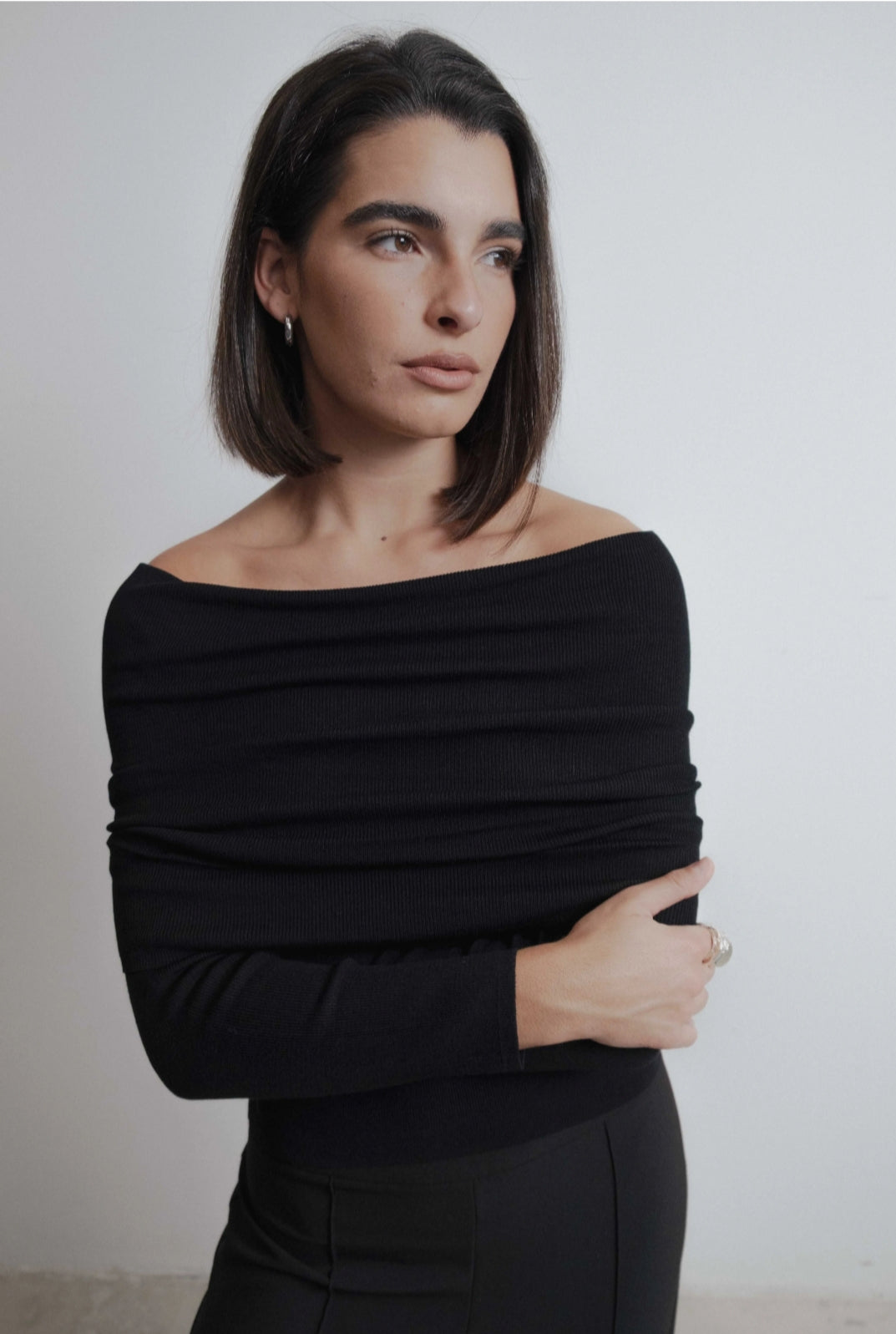Maglia con scollo alla Bardod