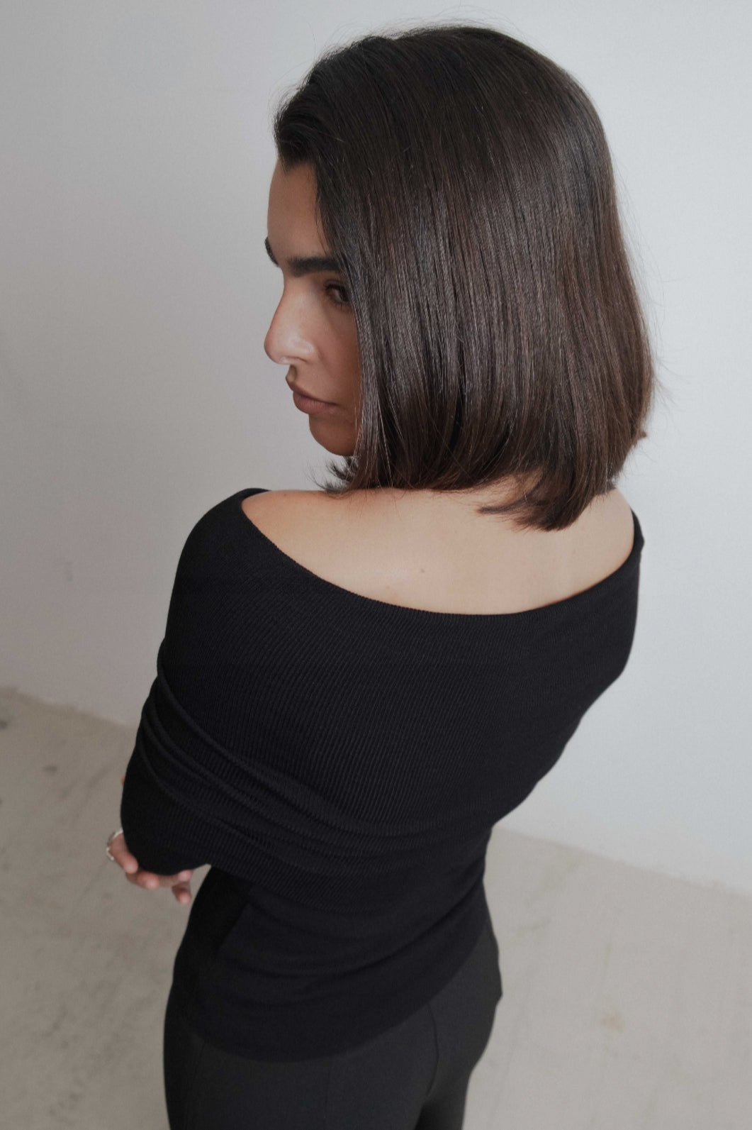 Maglia con scollo alla Bardod