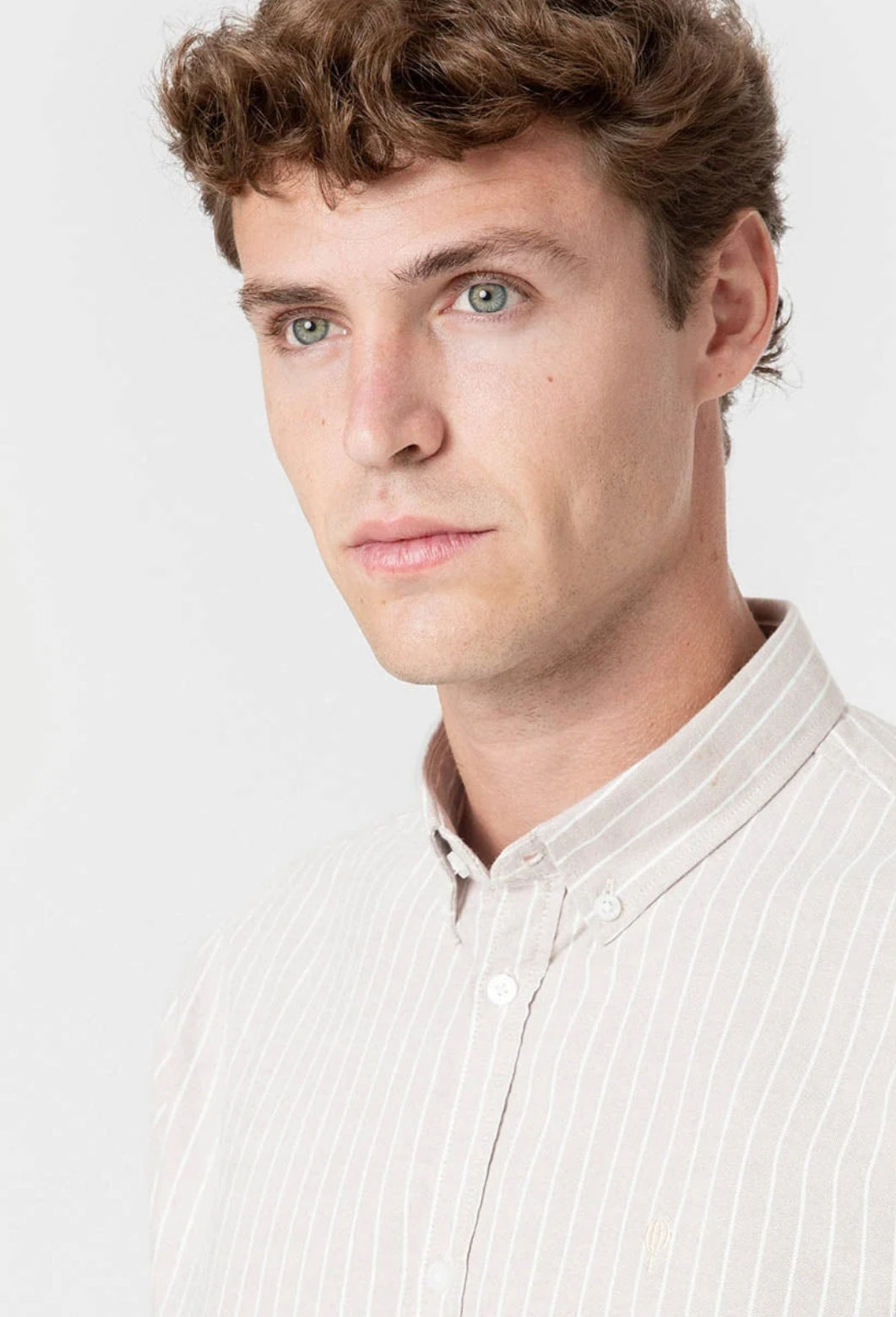 Camicia a righe sottili