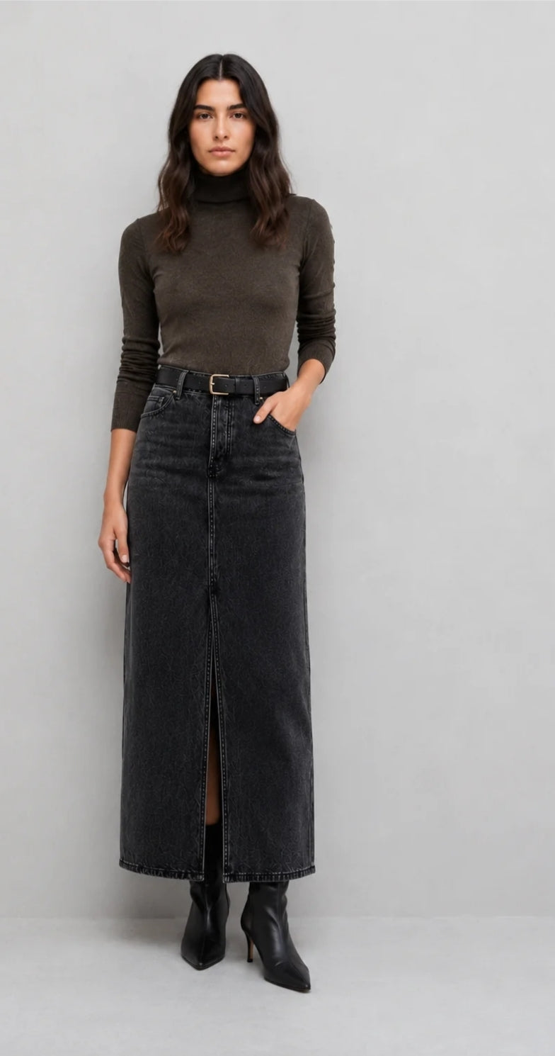 Gonna jeans denim